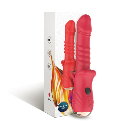 ARMONY - POINT A ESTIMULANTE VIBRADOR DILDO ROJO
