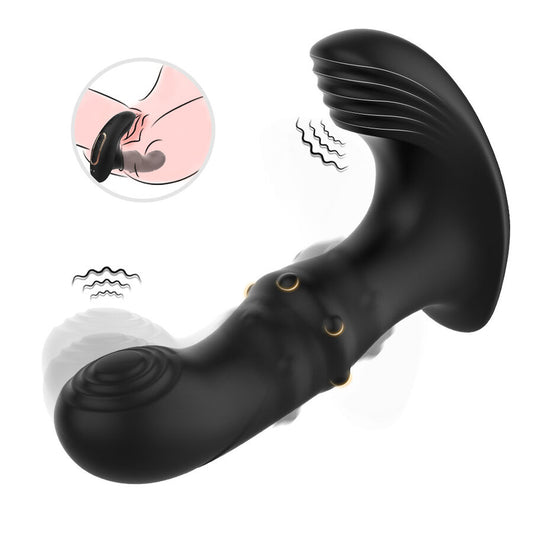 ARMONY - VIBRADOR ANAL DE PRÓSTATA CONTROL REMOTO NEGRO
