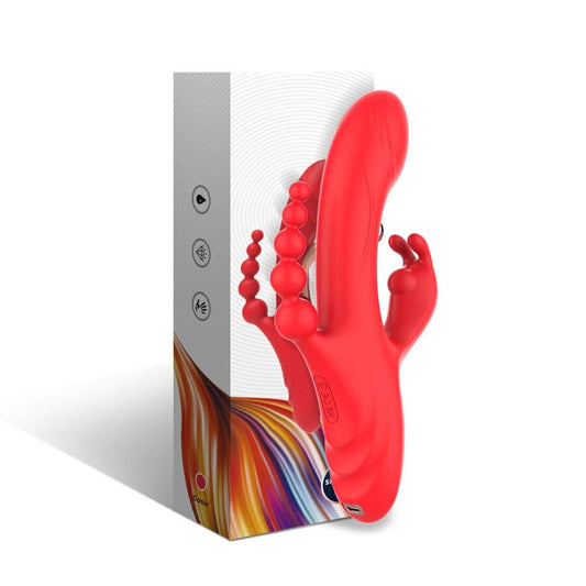 ARMONY - ESTIMULADOR DE PUNTO G Y CLÍTORIS VIBRADOR ROJO