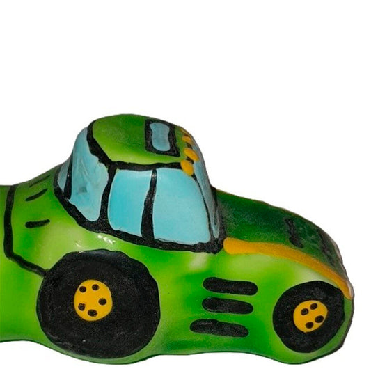 CONDOMERIE - PRESERVATIVOS NOVEDADES PINTADOS A MANO TRACTOR VERDE XL