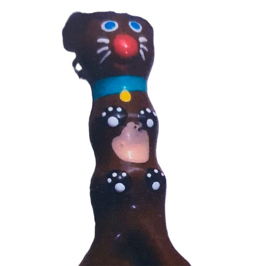 CONDOMERIE - PRESERVATIVOS NOVEDADES PINTADOS A MANO BROWN DACHSHUND XL