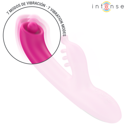 INTENSE - CHRISTINA MULTIFUNCIONAL RABBIT VIBRADOR 22,5 CM ROSA