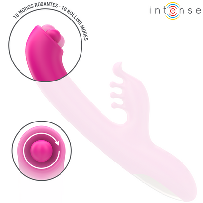 INTENSE - CHRISTINA VIBRADOR RABBIT MULTIFUNCIÓN 22,5 CM ROSA