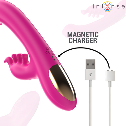 INTENSE - CHRISTINA VIBRADOR RABBIT MULTIFUNCIÓN 22,5 CM ROSA
