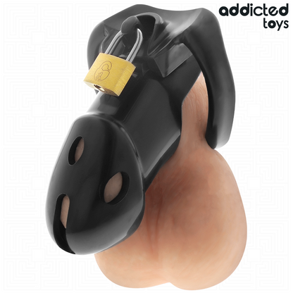 ADDICTED TOYS LOCKED - JAULA DE PENE DE NAYLON IRROMPIBLE 9,8 CM