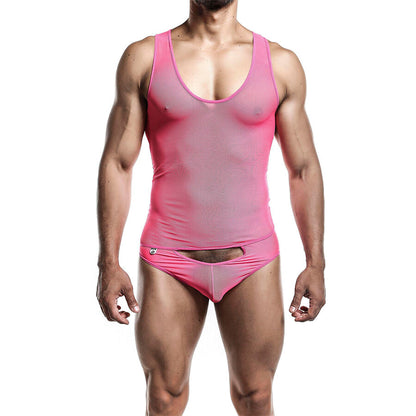 MOB - BODYSHEER ROSA TRANSPARENTE TAMANHO L/XL