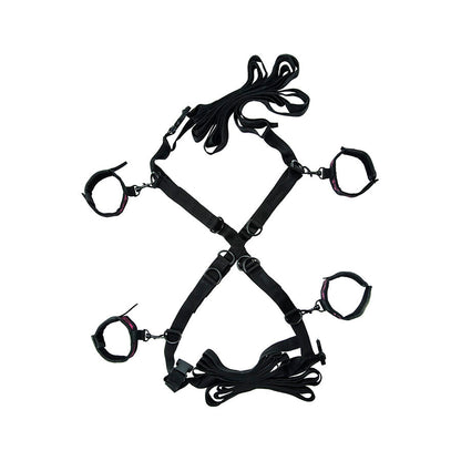 CALEXOTICS - SCANDAL CONJUNTO DE BRAÇADEIRAS DE CAMA CRUZADA