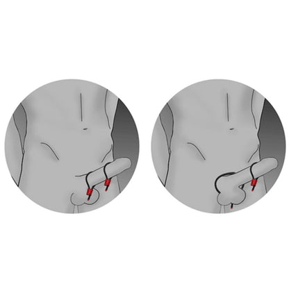 ELECTRASTIM - ANÉIS PENIANOS AJUSTÁVEIS PRESTIGE ELECTRA LOOPS VERMELHOS
