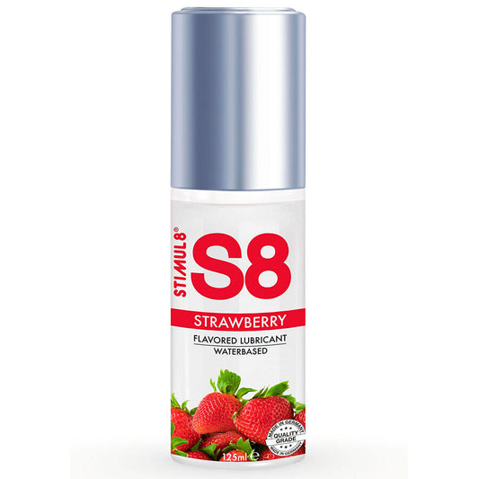 STIMUL8 - LUBRIFICANTE S8 MORANGO 125 ML