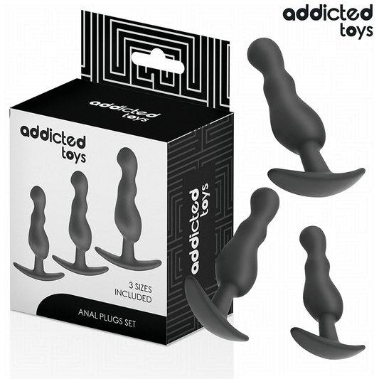 ADDICTED TOYS - CONJUNTO DE 3 PLUG ANAL MODELO 1