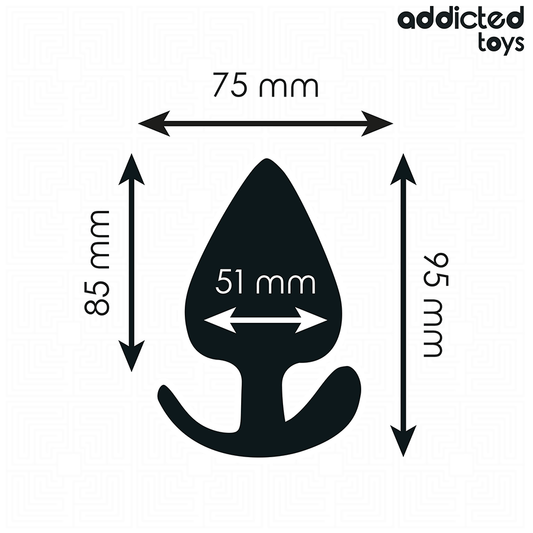 ADDICTED TOYS - PLUG ANAL TAMANHO XL 9.5 CM