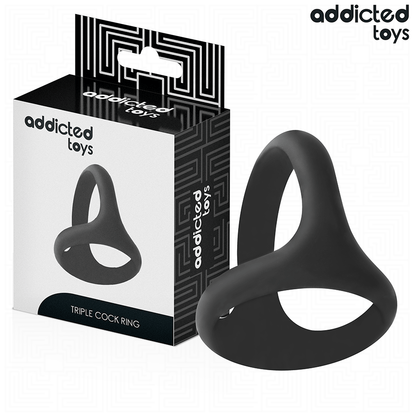 ADDICTED TOYS - ANILLO TRIPLE GRUESO PARA PENE