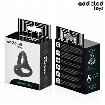 ADDICTED TOYS - ANILLO TRIPLE GRUESO PARA PENE