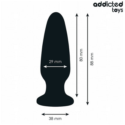 ADDICTED TOYS - PLUG ANAL COM JOIA TAMANHO S 8,8 CM