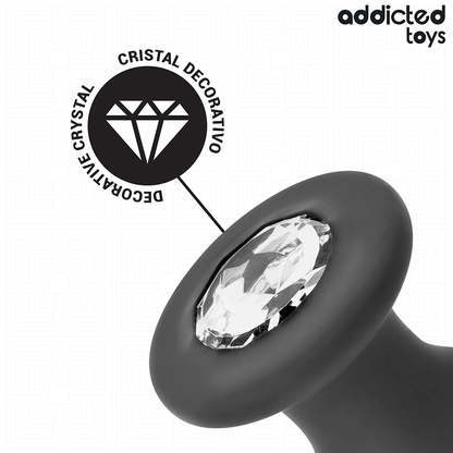 ADDICTED TOYS - PLUG ANAL CON JOYA TALLA M 10,4 CM