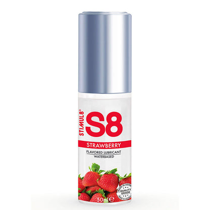 STIMUL8 - LUBRIFICANTE S8 MORANGO 50 ML