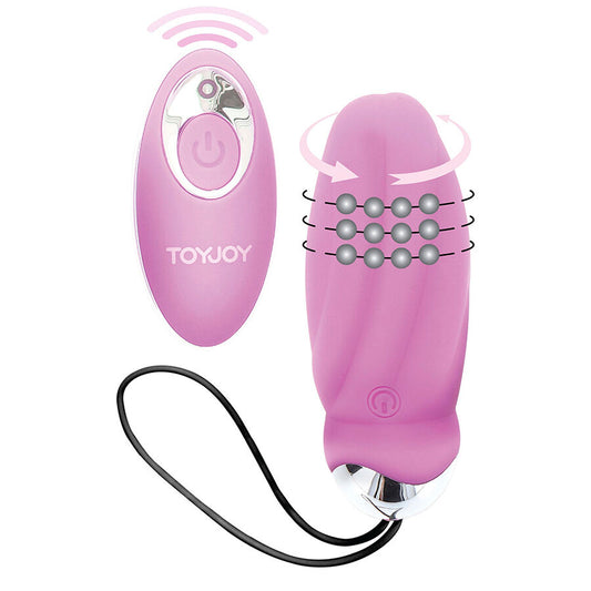 TOYJOY - FELICIDADE VOCÊ ME RACHA ROSA VIBRADOR CONTROLE REMOTO