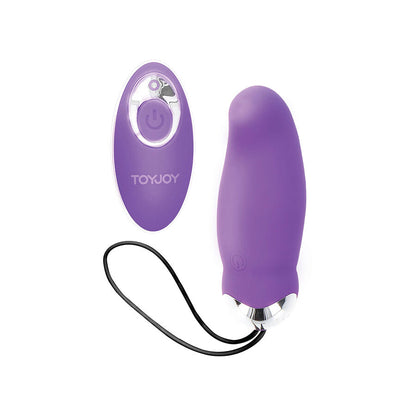 TOYJOY - FELICIDADE MEU ORGASMO EGGSPLODE VIBRADOR ROXO CONTROLE REMOTO