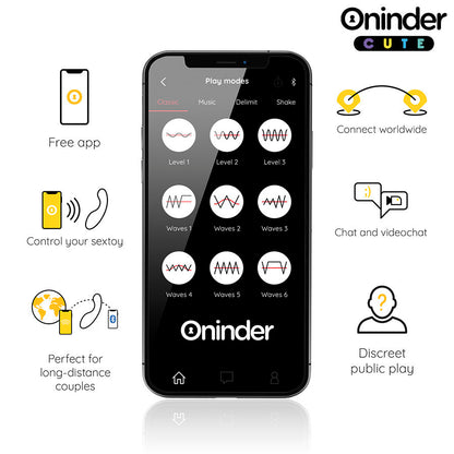 ONINDER CUTE - LOVE BUDDY MASTER VIBRADOR DE PUNTO G - APLICACIÓN MUNDIAL GRATUITA