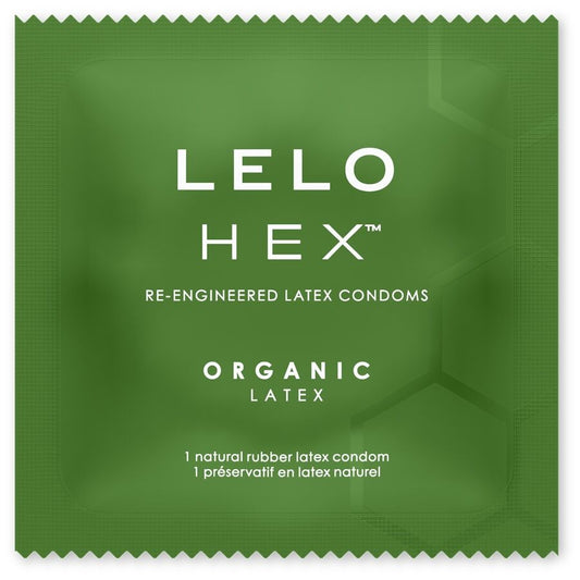 LELO - CAIXA DE PRESERVATIVOS ORGÂNICOS HEX 12 UNIDADES