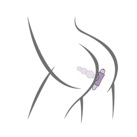 ROCKS-OFF - PETITE SENSATIONS BUBBLES PLUG ANAL VIBRADOR PRETO