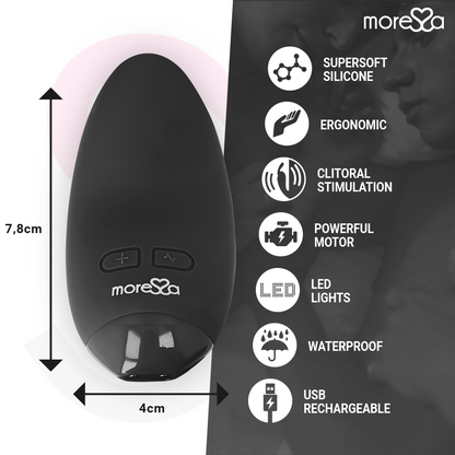 MORESSA - BLOSSOM VIBRATOR BLACK