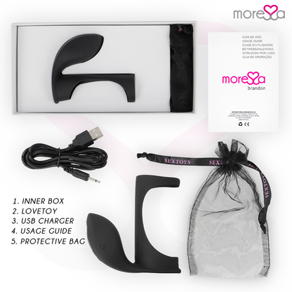 MORESSA - BRANDON VIBRATING RING WITH COVER