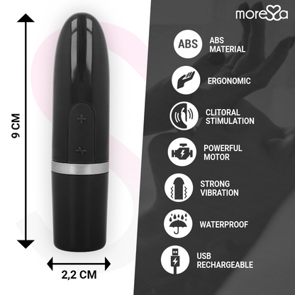 MORESSA - IVY TRAVEL STIMULATOR VIBRATOR BLACK