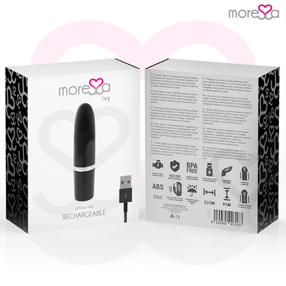 MORESSA - IVY TRAVEL STIMULATOR VIBRATOR BLACK