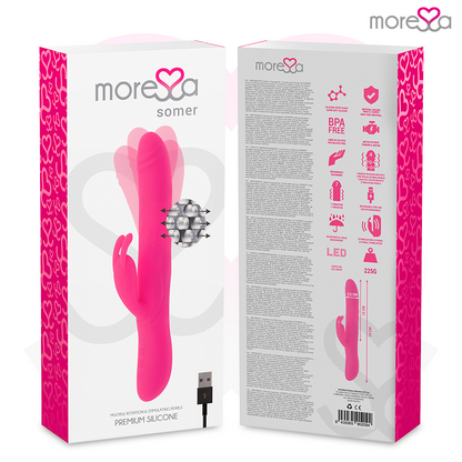 MORESSA - PREMIUM SOMER VIBRATOR WITH MULTIPLE ROTATION