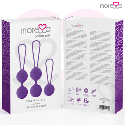 MORESSA - OSIAN PREMIUM SILICONE LILS SET