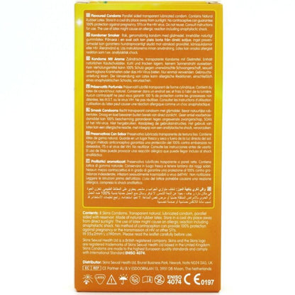 SKINS - PRESERVATIVOS BANANA PREMIUM PACOTE COM 8