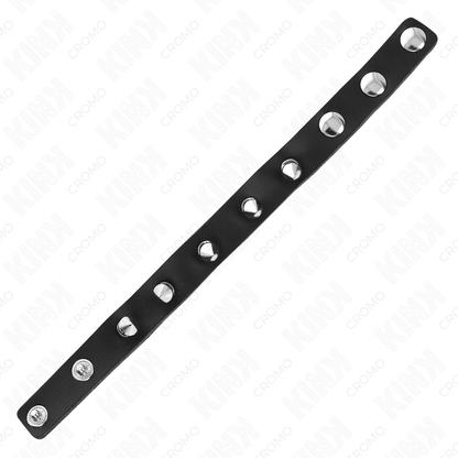 KINK - ANILLO DE PENE DE CUERO CON PINCHOS 21,5 X 1,6 CM