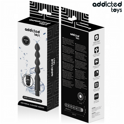 ADDICTED TOYS - LIMPADOR ANAL COM ADAPTADOR UNIVERSAL MODELO 6