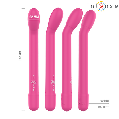 INTENSE - ESTIMULADOR DE PUNTO G RECARGABLE KARLIE ROSA