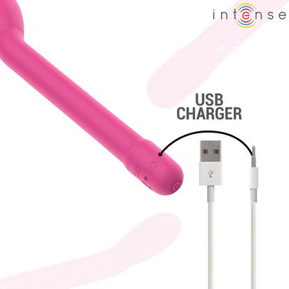 INTENSE - ESTIMULADOR DE PUNTO G RECARGABLE KARLIE ROSA