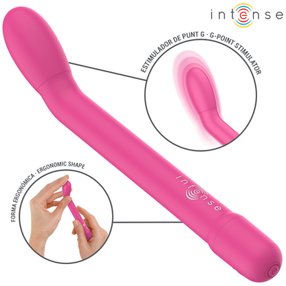 INTENSE - ESTIMULADOR DE PUNTO G RECARGABLE KARLIE ROSA