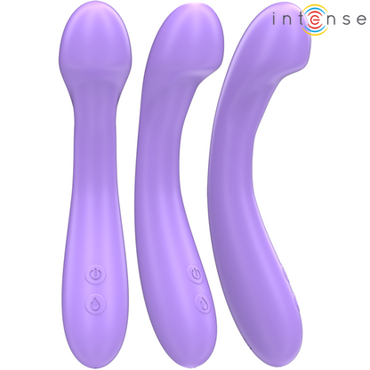 INTENSE - VIBRADOR BECKY 19 CM CALENTABLE 7 VIBRACIONES MORADO