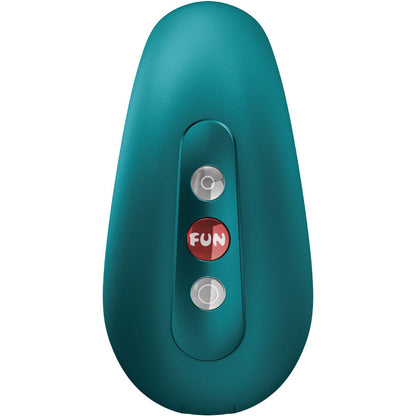 FUN FACTORY - VIBRADOR DE PULSAÇÃO DE AR DUPLO CHERIE VERDE-GARRAFA