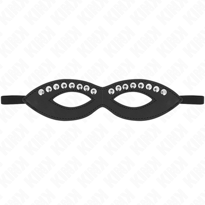 KINK - MÁSCARA DE OLHOS COM MINI REBITES MODELO 1 20,5 x 5,5 CM
