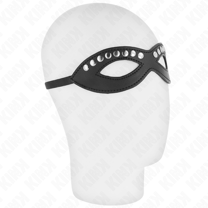 KINK - MÁSCARA DE OLHOS COM MINI REBITES MODELO 1 20,5 x 5,5 CM