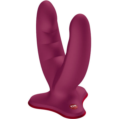 FUN FACTORY - RYDE DUPLO DILDO VINHO VERMELHO