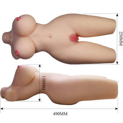 CRAZY BULL - TIFFANY TORSO FEMININO REALISTA VAGINA E ANAL 5,5 KG