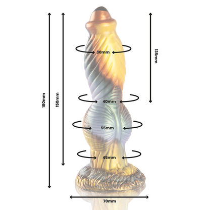 EPIC - PHOENIX DILDO O RESSURGIMENTO DO PRAZER CONTROLE REMOTO RECARREGÁVEL