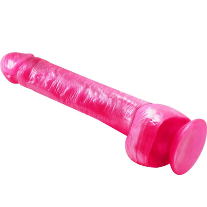 BAILE - DILDO DONG ROSA REALISTA CON VENTOSA