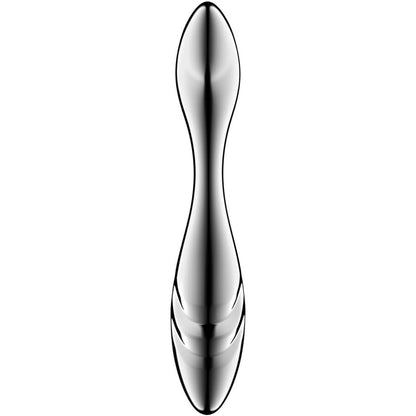 SATISFYER - PURE GRAVITY 3 DILDO DE AÇO INOXIDÁVEL COM DUAS EXTREMIDADES
