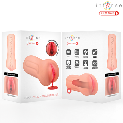 INTENSE FIRST TIME - ERIKA VIRGEM SE MASTURBANDO COM SANGRAMENTO