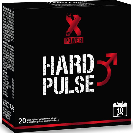 XPOWER - TRATAMENTO EXPRESSO HARD PULSE: EREÇÃO E RESISTÊNCIA POR 10 DIAS - 20 CÁPSULAS