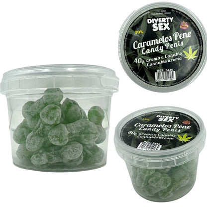DIABLO GOLOSO - 20 PÊNIS DOCES CANNABIS AROMA