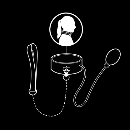 FETISH SUBMISSIVE BONDAGE - COLEIRA DE ESTRANGULAMENTO INFLÁVEL COM CORRENTE